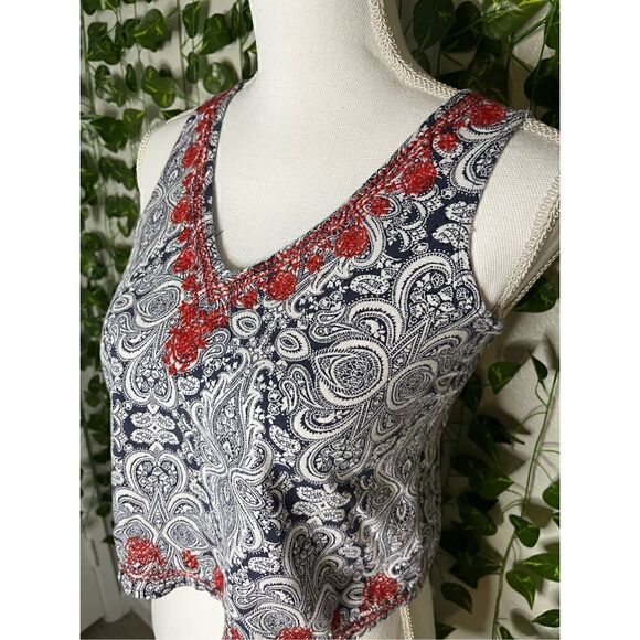 Blue Rain Anthropologie Embroidered Tank Top - Picture 3 of 6